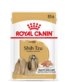 ROYAL CANIN Shih Tzu Adult Nassfutter Stücke in Soße für adulte Shih Tzu 48 x 85 g