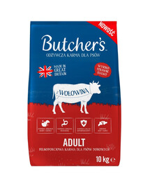 Butcher's Trockenfutter mit Rind für adulte Hunde aller Rassen 10kg