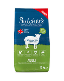 Butcher's Trockenfutter mit Lamm für adulte Hunde aller Rassen 15 kg