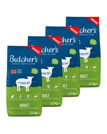 Butcher's Trockenfutter mit Lamm für adulte Hunde aller Rassen 4 x 2,5 kg