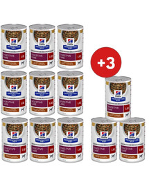 HILL'S Prescription Diet Canine i/d Digestive Care Stew mit Huhn und Gemüse 9x354 g + 3 Dosen GRATIS!