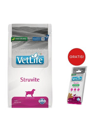 FARMINA Vet Life Struvite Dog 2 kg + Snack Dental Treat Struvite Medium/Maxi 100 g GRATIS!
