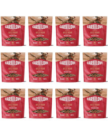 CARNILOVE Crunchy Snack mit Wildschwein und Wildrose für adulte Hunde knusprig getreidefrei 12x200g