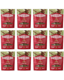 CARNILOVE Dog Soft Snack Duck 12x200g miękkie przysmaki z kaczką dla dorosłych psów