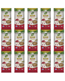 FARMINA N&D cremige Snacks mit Huhn und Thunfisch für Katzen 15x60 g