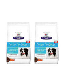 HILL'S Prescription Diet Derm Defense Skin Care mit Huhn 24 kg (2x12 kg)
