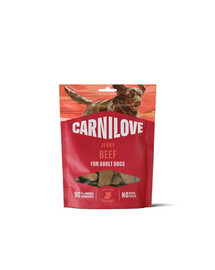 CARNILOVE Dog Jerky Beef Fillet Leckerlis mit Rindfleisch für adulte Hunde 100g
