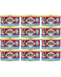 VOSKES Nassfutter mit Thunfisch in Gelee für Katzen 12x85 g