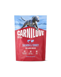 CARNILOVE Active Adult Large Breeds mit Lachs und Pute für adulte Hunde großer Rassen getreidefrei 1,5 kg