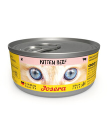 JOSERA Kitten Beef 85 g	wołowina, karma mokra dla młodych kotów