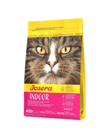 JOSERA Indoor Cat 400 g	bezzbożowa karma dla kotów domowych