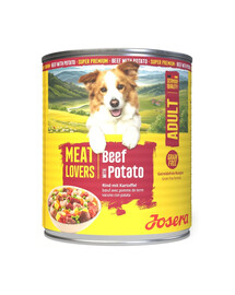 JOSERA Meat Lovers Menu Beef with Potato 800 g wołowina z ziemniakami, mokra karma dla psów