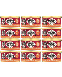 VOSKES Jelly Tuna with Shrimp 12x85 g100% tuńczyk z krewetką w galaretce, karma uzupełniająca dla kota