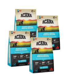 ACANA Puppy Small Breed mit Huhn getreidefreies Welpenfutter für kleine Rassen 4x2 kg
