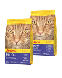 JOSERA Daily Cat 2x2 kg bezzbożowa karma dla dorosłych kotów