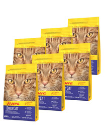 JOSERA Daily Cat 6x400 g bezzbożowa karma dla dorosłych kotów