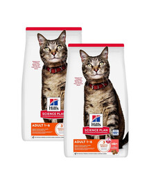 HILL'S Science Plan Feline Adult Salmon 2x10 kg sucha karma z łososiem dla dorosłych kotów
