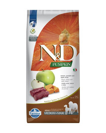 N&D Venison Pumpkin & Apple Adult Medium & Maxi sucha karma dla psa 12 kg