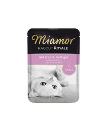 MIAMOR Ragout Royale Ente mit Huhn in Sauce 100 g