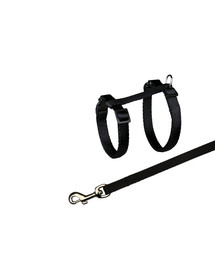 TRIXIE Katzengeschirr mit Leine Mix Farben 26-43 cm/10 mm