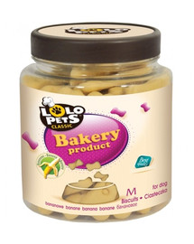 LOLO PETS Kekse für Hunde M Banane im Glas 210G