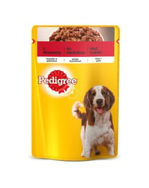 PEDIGREE Adult Geleestücke mit Rindfleisch und Leber 100g