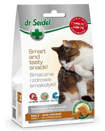 DR SEIDEL Vollwertige Leckerlis für Katzen zur Haarentfernung 50 g