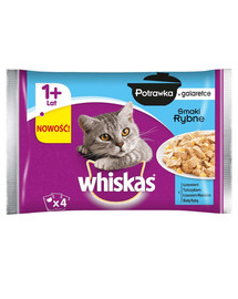 WHISKAS Götterspeise (ab 1 Jahr) Fischgeschmack 52 x 85 g