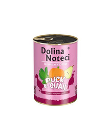 DOLINA NOTECI Premium SuperFood mit Ente und Wachtel 6 x 400 g