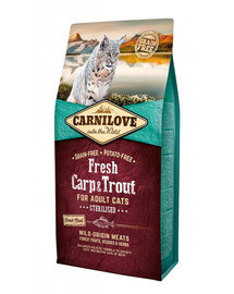 CARNILOVE Katze Fresh – Carp & Trout Sterilised 6 kg
