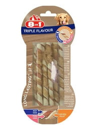 8IN1 Triple Flavour Twisted Sticks 10 Pack