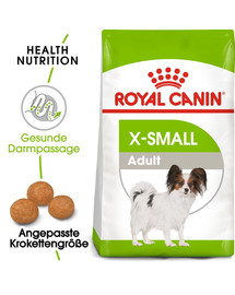 ROYAL CANIN X-SMALL Adult Trockenfutter für sehr kleine Hunde 3 kg