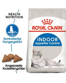 ROYAL CANIN INDOOR Appetite Control Trockenfutter für übergewichtige Wohnungskatzen 400 g