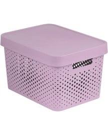 CURVER INFINITY Box mit Punktmuster, 17 L rosa