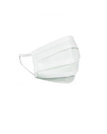 HEXA HEALTH doppelschichtige weiße Baumwollschutzmaske