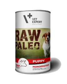 VETEXPERT Hundenassfutter – Raw Paleo Puppy Rind 400g