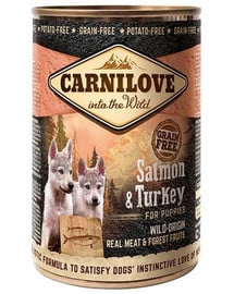 CARNILOVE Puppy Wild Meat Salmon & Turkey 400 g