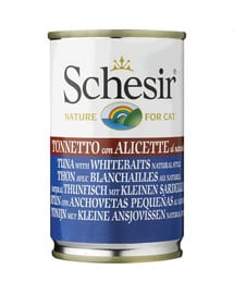 SCHESIR Natural Thunfisch mit kleinen Sardellen 140 g