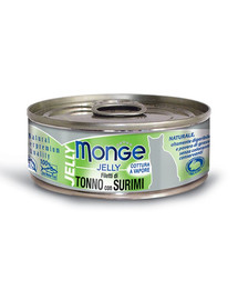 MONGE Jelly Thunfisch mit Surimi 80 g