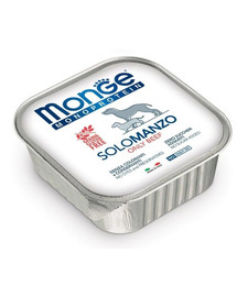 MONGE Monoprotein Solo Dog Hundefutter Rindfleisch 150 g