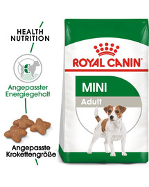 ROYAL CANIN MINI Adult Trockenfutter für kleine Hunde 16 kg (2 x 8kg)