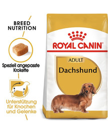 ROYAL CANIN Dachshund Adult Hundefutter trocken für Dackel 15 kg (2 x 7.5 kg)