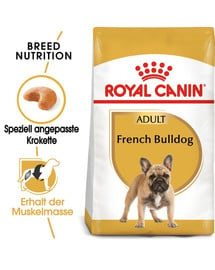 ROYAL CANIN French Bulldog Adult Hundefutter trocken für Französische Bulldoggen 18 kg (2 x 9 kg)