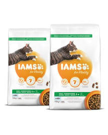 IAMS for Vitality Katzenfutter mit Seefisch 20 kg (2 x 10 kg)