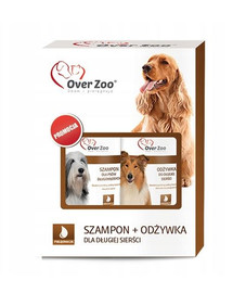 OVER ZOO Shampoo- und Conditioner-Set für langhaarige Hunde