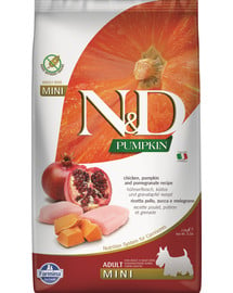 FARMINA N&D Pumpkin Huhn, Kürbis & Granatapfel Adult Mini 2,5 kg