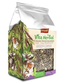 VITAPOL Vita Herbal Johannisbrot für Nager und Kaninchen 170 g