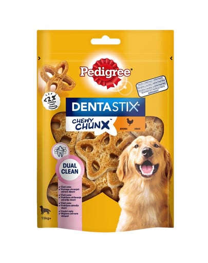 PEDIGREE Zahnpflegemittel für erwachsene Hunde Dentastix Chewy ChunX Maxi 5 x 68g