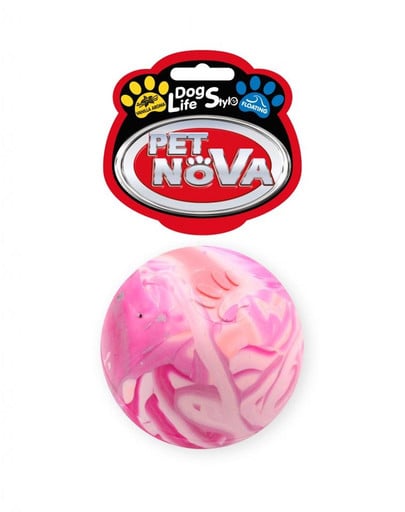 PET NOVA DOG LIFE STYLE Kauspielzeug Ball schwimmend Vanille Aroma 6cm