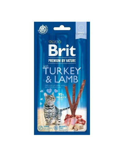 BRIT Premium by Nature Cat Sticks with Turkey & Lamb
